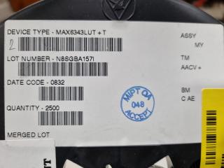 2500x Maxim Supervisory Circuits MAX6343LUT+T, Bulk, New