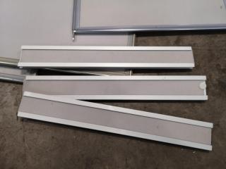 9x Assorted Small Office Divider Panels