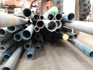 40+ Assorted Length Galvanised Steel Scaffolding Special Use Pipes