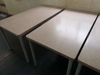 6x Standard Tables for Cafe or Office