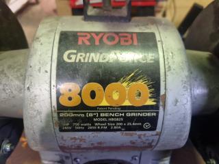 Ryobi Bench Grinder on Stand