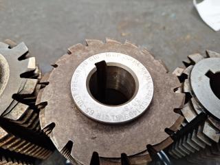 4 x Gear Hobber Cutters