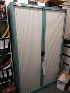Office Tambour Door Storage Cabinet by Precision