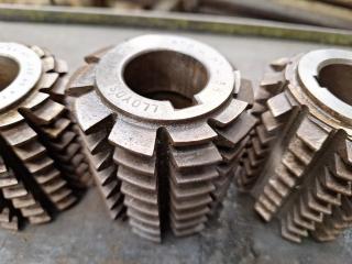 5 x Gear Hobber Cutters