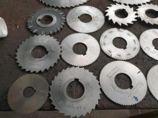 33 Assorted Milling Cutters