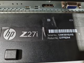 HP Z Display Z27i 27" IPS LED Monitor
