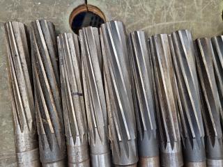 13x Morse Taper No.3 Reamers, Metric & Imperial Sizes