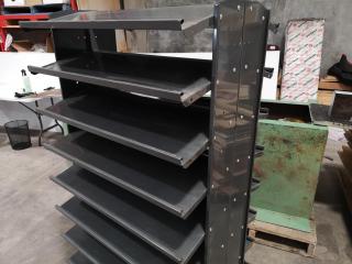 Medium Duty Double Sided Steel Shelving Unit