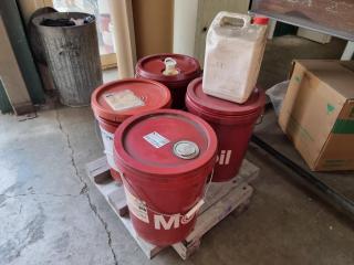 Pallet of Assorted Industrial Lubricants