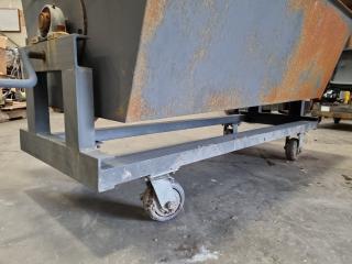 Heavy Duty Mobile Tipping Scrap Bin Trolley