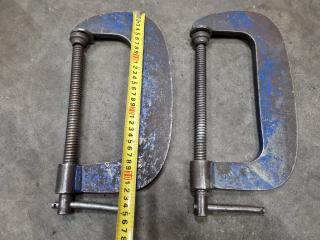 2x Nuweld 200mm G-Clamps