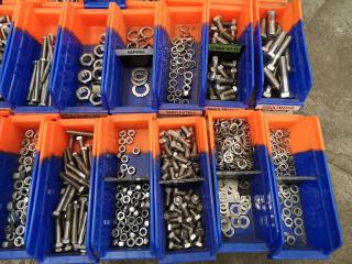 Pallet of Assorted Stainless Steel Fixing / Fastening Hardware