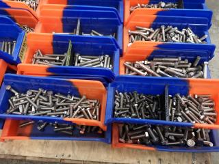 Pallet of Assorted Stainless Steel Fixing / Fastening Hardware