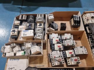 Assortment of Electrical Switches and Breakers