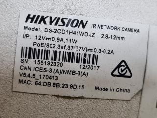 3x Hikvision Network Turrent Security Cameras