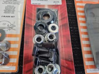 Assorted Replacement Mower Blade Sets for Lawnmowers