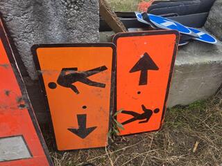 Assorted Road Works Signs 