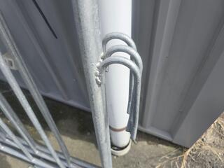 Three Steel Gates with Feet