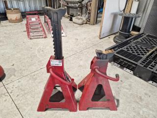 Pair of Big Red 12Ton Jack Stands