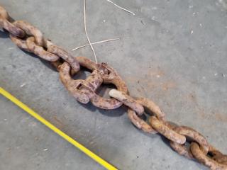 Large Single Leg Lifting Chain, 5.8m Length