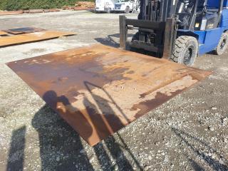 Large Sheet of 13mm Plate Steel