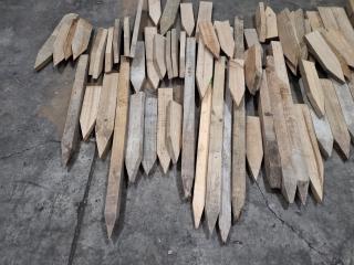 Various Wooden Stakes