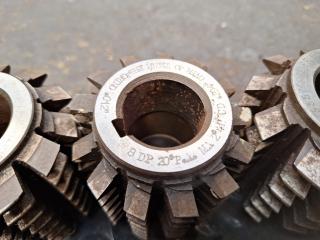 5 x Gear Hobber Cutters