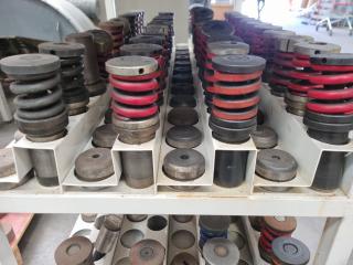 Large Lot of Turret Punch Tooling 