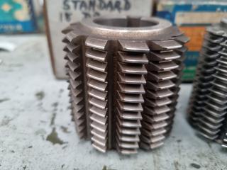 4 x Gear Hobber Cutters