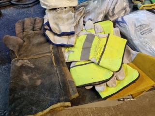 Assorted Safety Gloves, Safety Tags, & More