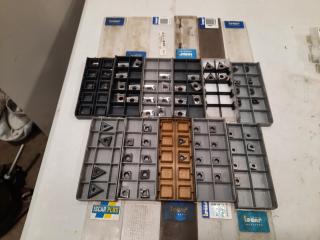 Assorted Lot of Partial Sets of Iscar Milling Inserts (66 Pieces)