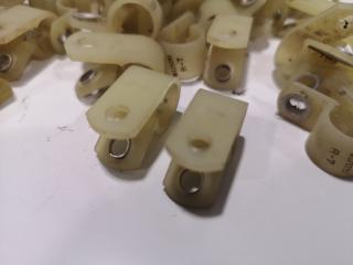 50x Aviation Plastic Loop Clamps for Wire Support Type MS25281 R7