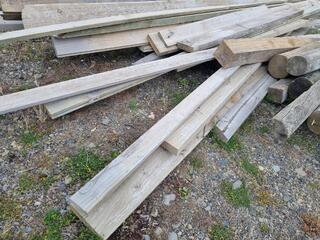 Assorted Treated Timber Boards & Frencing Posts