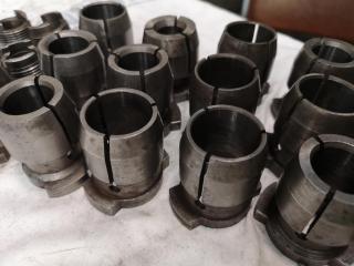 16x Assorted Milling Chuck Collets w/ 5x Autolock Units