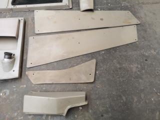9x Assorted MD 500 Interior Panels & Components