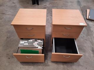 2 x 3 Drawer Office Mobile Units