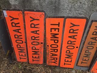 11 x Road Works Signs 