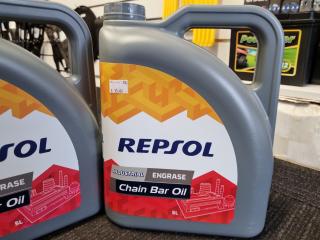 3x 5L Repsol Industrial Chain Bar Oil, SAE40