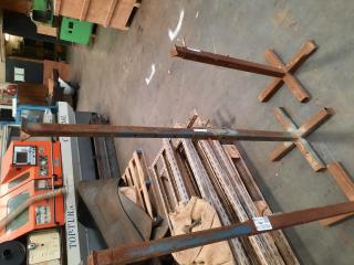 Assorted Lot of Industrial Material Stands