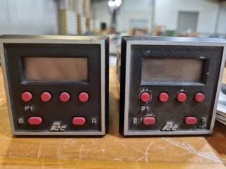 2x Red Lion Libra Series Timers LIBT