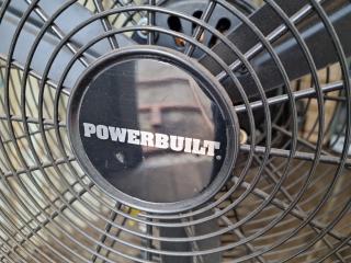 PowerBuilt 750mm Heavy Duty Oscillating Pedestal Fan
