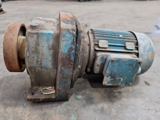 3-Phase Induction Motor w/ Reduction Gear Box 
