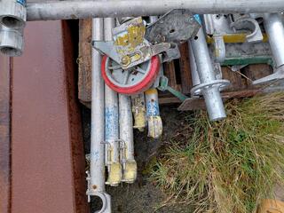 Assortment of Scaffolding Equipment