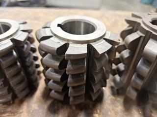 4 x Gear Hobber Cutters