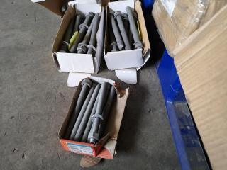 Pallet of Steel Nuts, Bolts, Washers, Anchor Studs