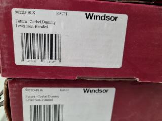 8x Windsor Corbel Door Dummy Levers, New