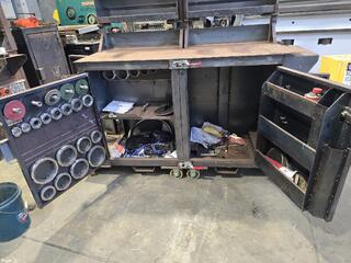 Two Piece Heavy Duty Mobile Workbench 