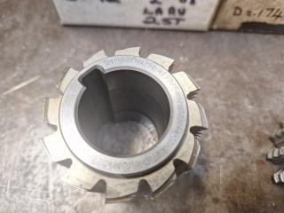 9 x Gear Hobber Cutters