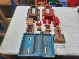 Assortment of Wooden Moulds and Casting