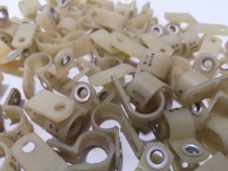 60x Aviation Plastic Loop Clamps for Wire Support Type MS25281 R8